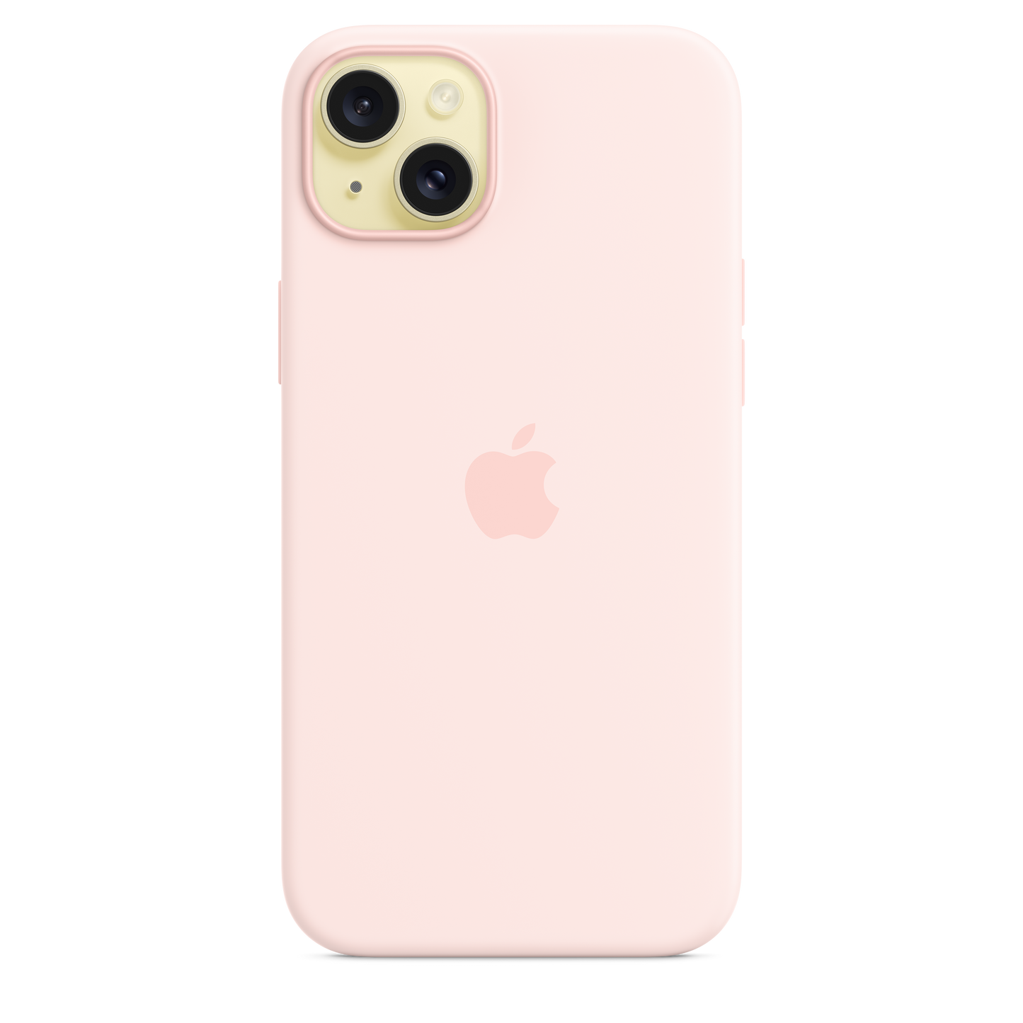 iPhone 15 Plus Silicone Case with MagSafe - Light Pink