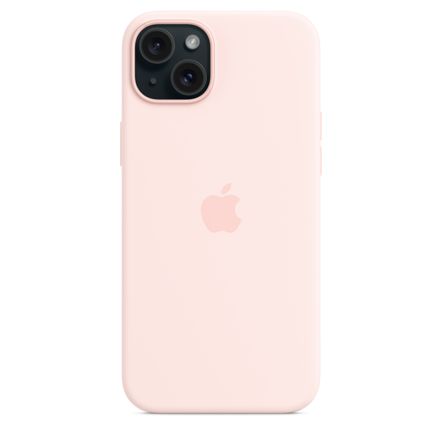 iPhone 15 Plus Silicone Case with MagSafe - Light Pink