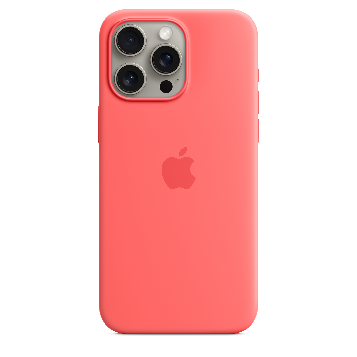 iPhone 15 Pro Max Silicone Case with MagSafe - Guava