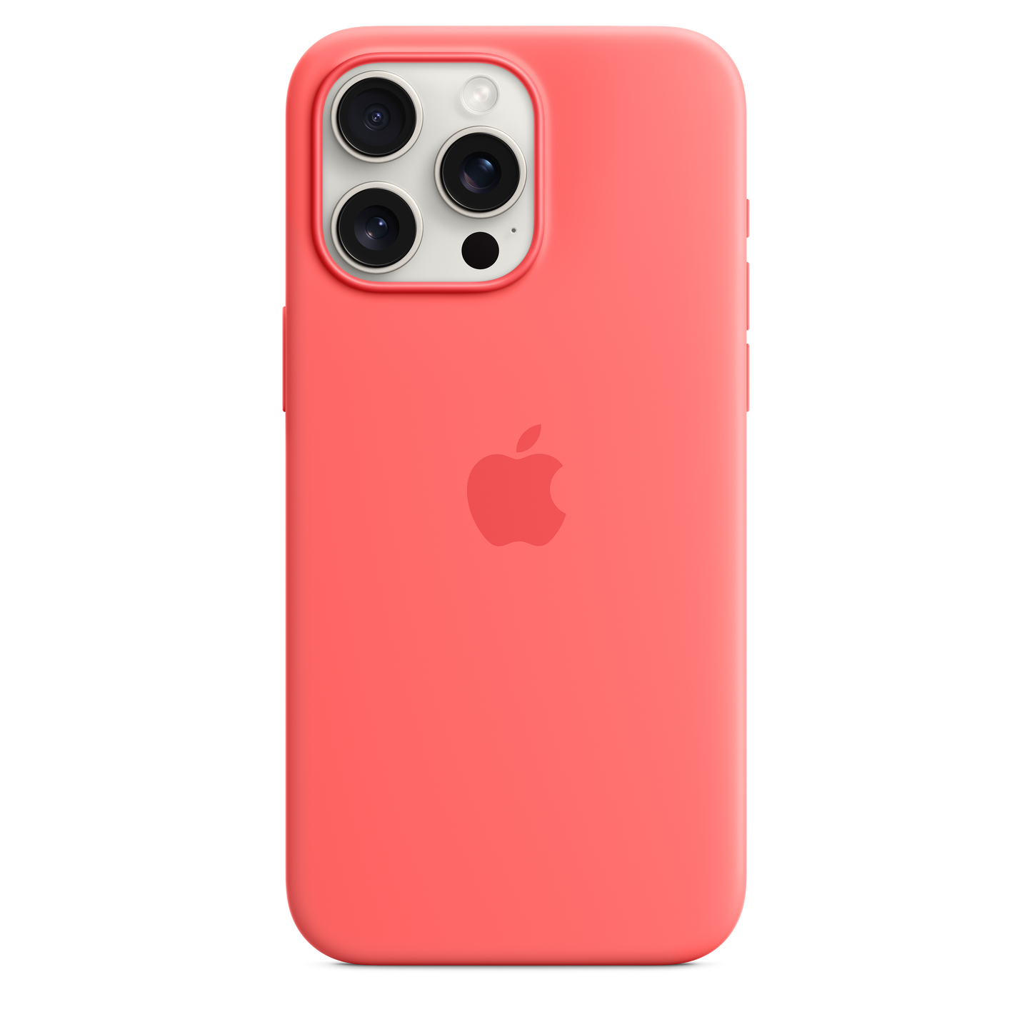 iPhone 15 Pro Max Silicone Case with MagSafe - Guava