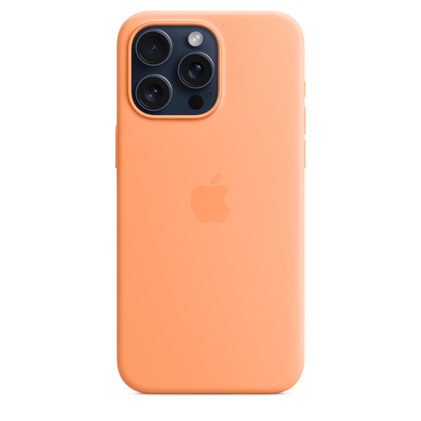 iPhone 15 Pro Max Silicone Case with MagSafe - Orange Sorbet