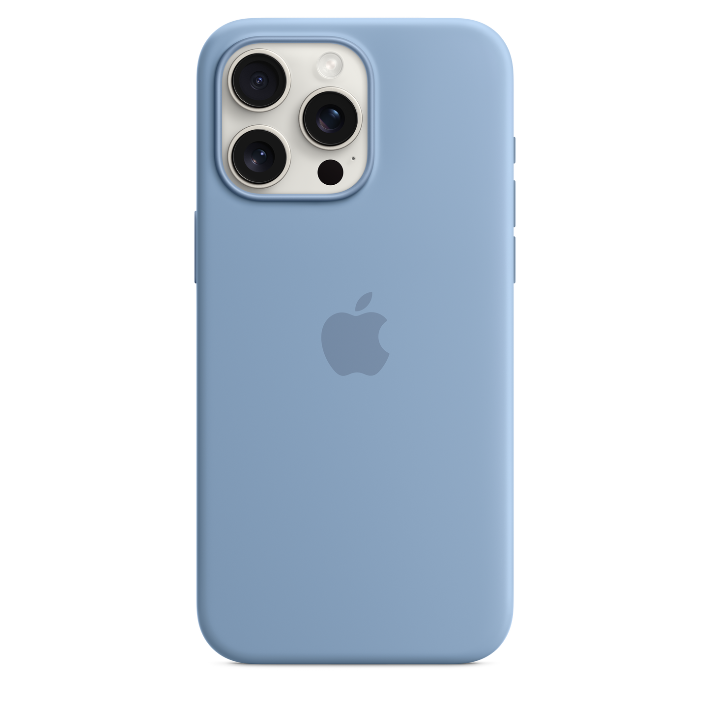 iPhone 15 Pro Max Silicone Case with MagSafe - Winter Blue