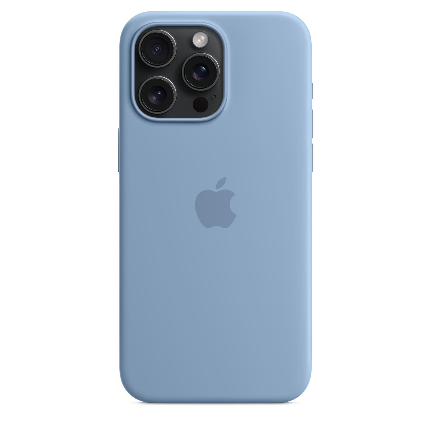 iPhone 15 Pro Max Silicone Case with MagSafe - Winter Blue