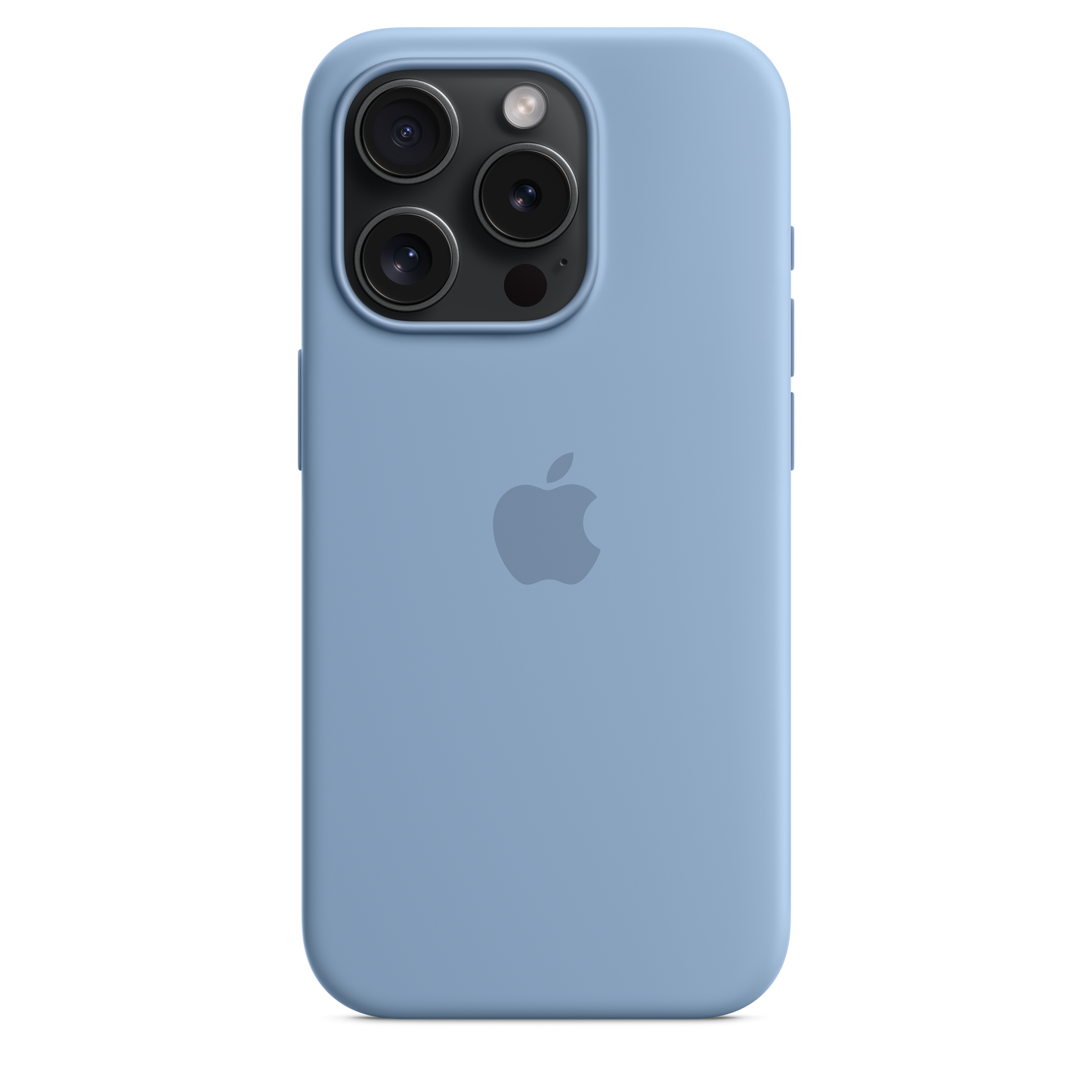 iPhone 15 Pro Silicone Case with MagSafe - Winter Blue