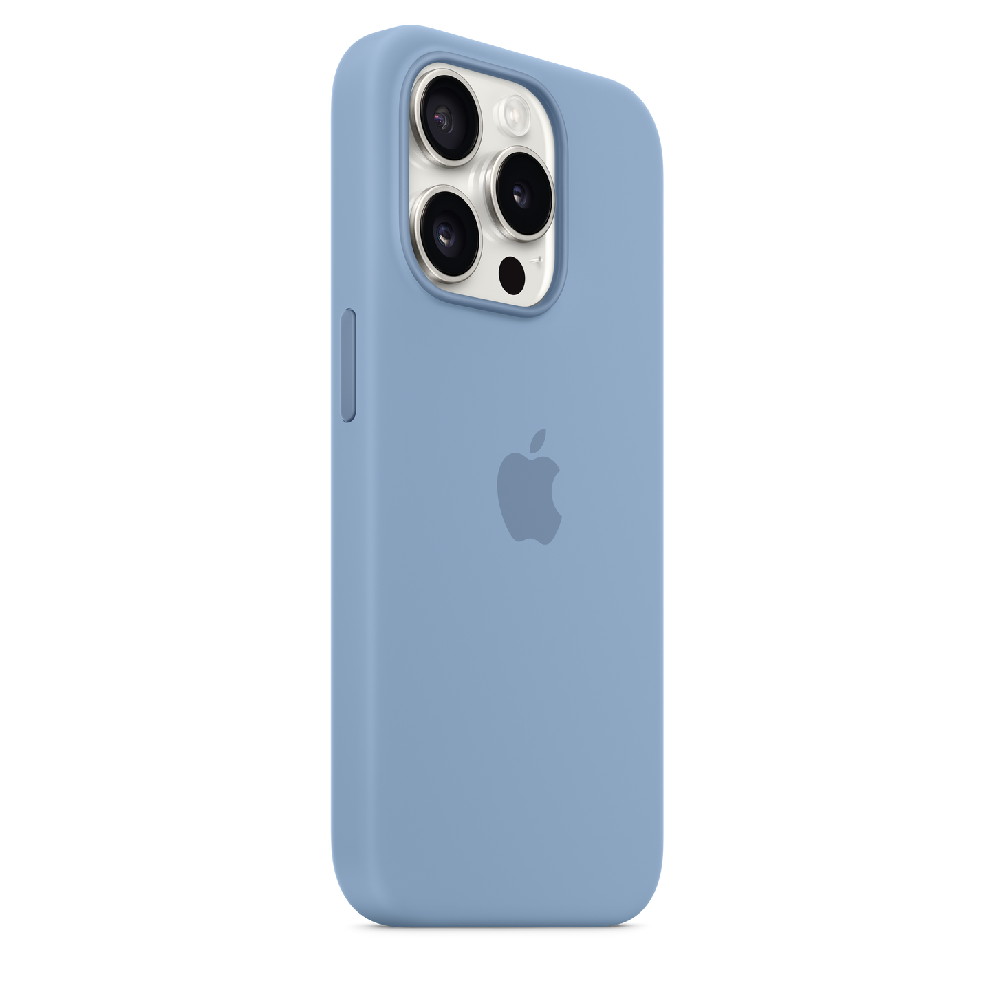 iPhone 15 Pro Silicone Case with MagSafe - Winter Blue