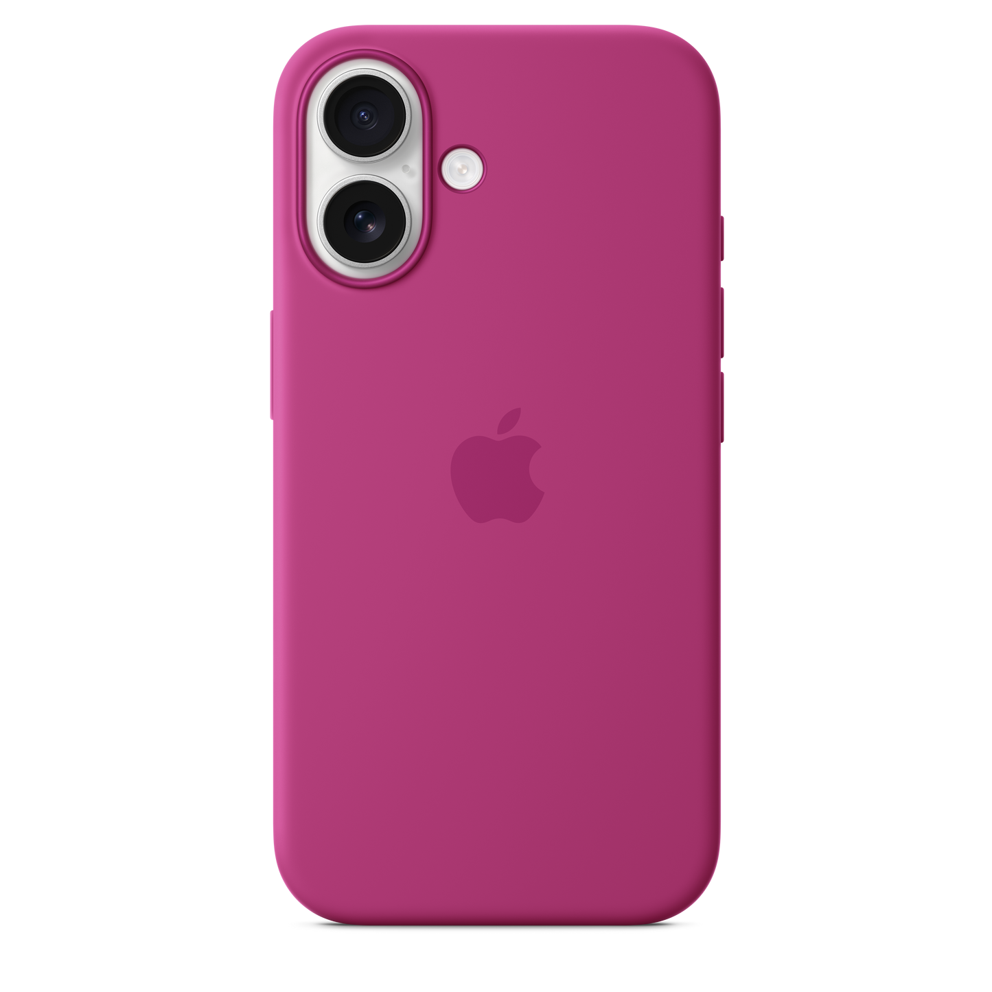 iPhone 16 Silicone Case with MagSafe - Fuchsia